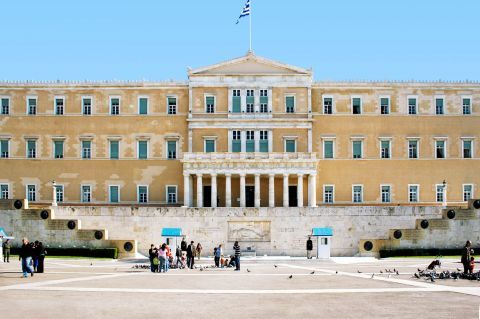The Hellenic Parliament in Athens