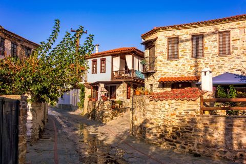 Old Nikiti village. Halkidiki, Macedonea.