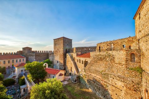 The Old Byzantine Castle of Thessaloniki, Macedonea.