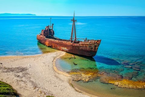 Dimitrios Shipwreck. Gythio, Peloponnese.