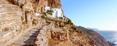 The Monastery of Hozoviotissa, Amorgos, Cyclades.