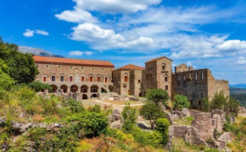 Palaces of the Despots. Mystras, Peloponnese.