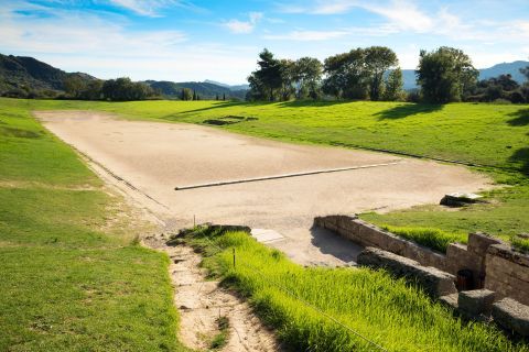 The Ancient site of Olympia, Peloponnese.