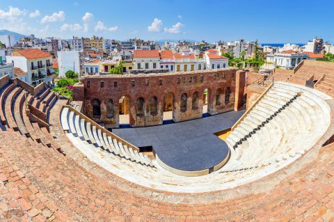 The Roman Odeon In Patra, Peloponnese.