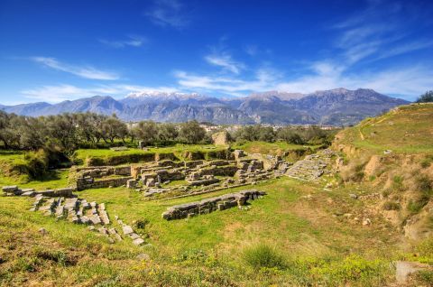 Ancient Theater. Sparti, Peloponnese.