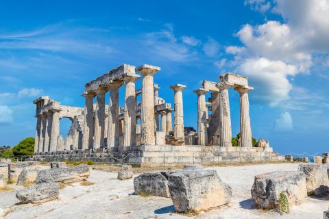 The Temple of Aphaia. Aegina, Saronic.