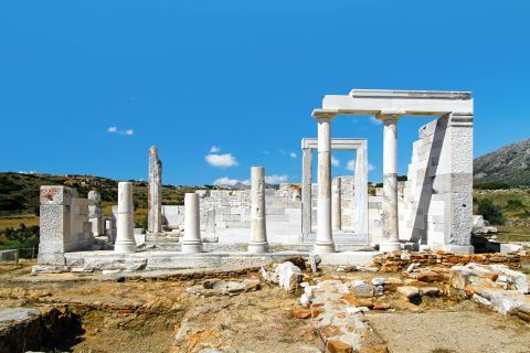 The Temple of Demeter. Naxos, Cyclades.