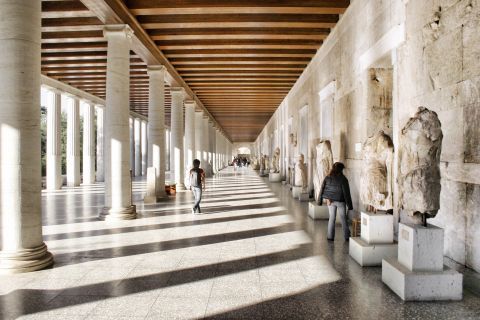 Stoa of Attalos. Ancient Agora, Athens.