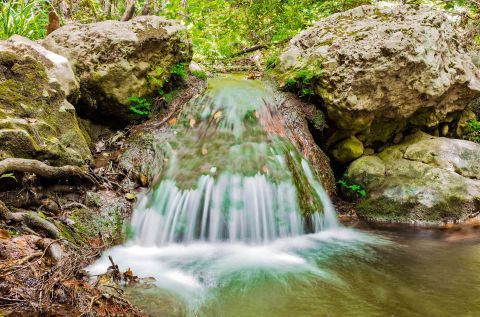 Waterfalls. Samos, Eastern Aegean.