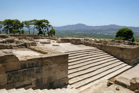 The archaeological site of Phaestos