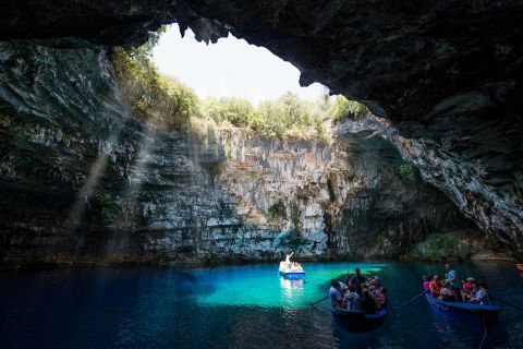 Melisani Cave. Kefalonia, Ionian.