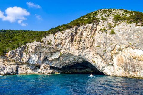 Meganisi Caves, Ionian.