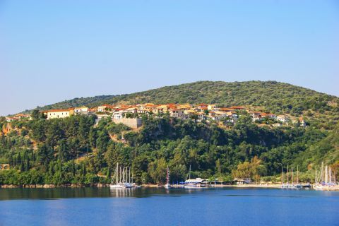 Spartochori village, Meganisi.