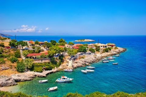 A quiet spot close to Agios Nikolaos port, Zakynthos.