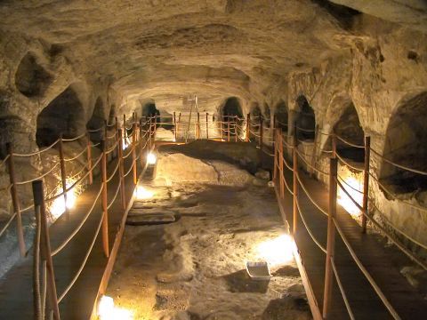 The Catacombes of Milos.