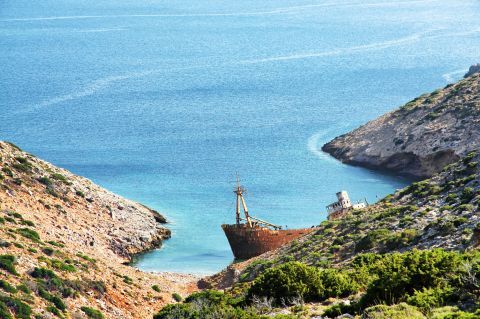 Shipwreck in Amorgos