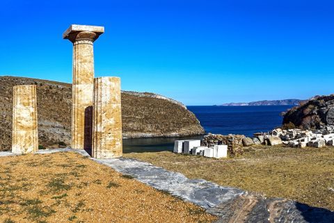 Ancient Karthea in Kea, Cyclades.