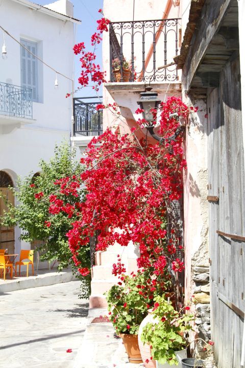 The alley of Halki village