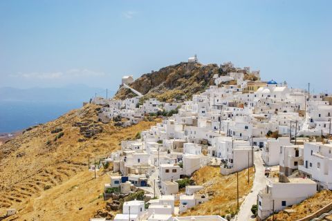 A panoramic view of Serifos Chora