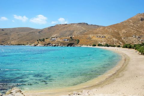 The azure waters of Ganema beach