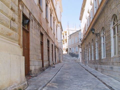 A street in Ermoupolis