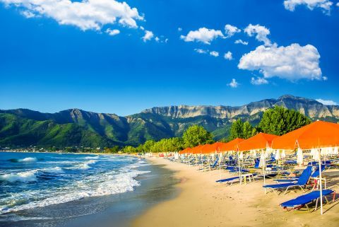 Golden beach, Thassos.