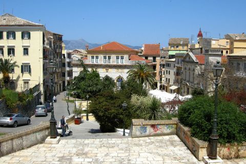 Buildings in Corfu Town