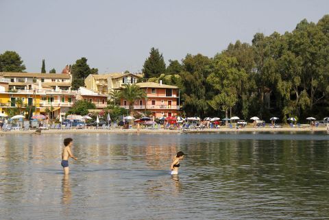 Enjoying the sea in Gouvia