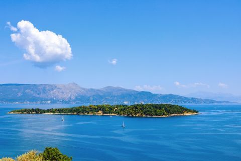 Vidos island, Corfu.