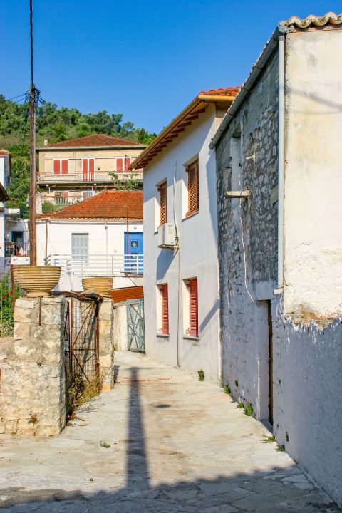 Local houses in Vathy.
