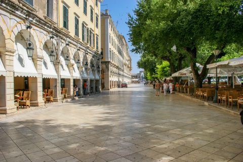 Liston street, Corfu