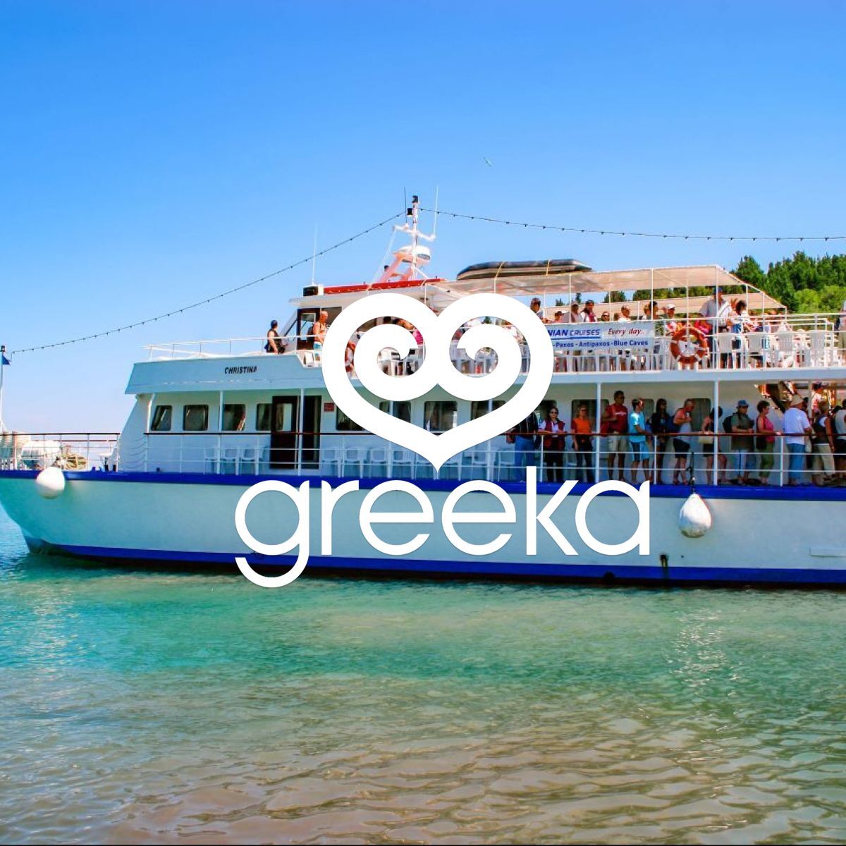 Corfu Cruise to Paxi Antipaxos and Blue caves Greeka