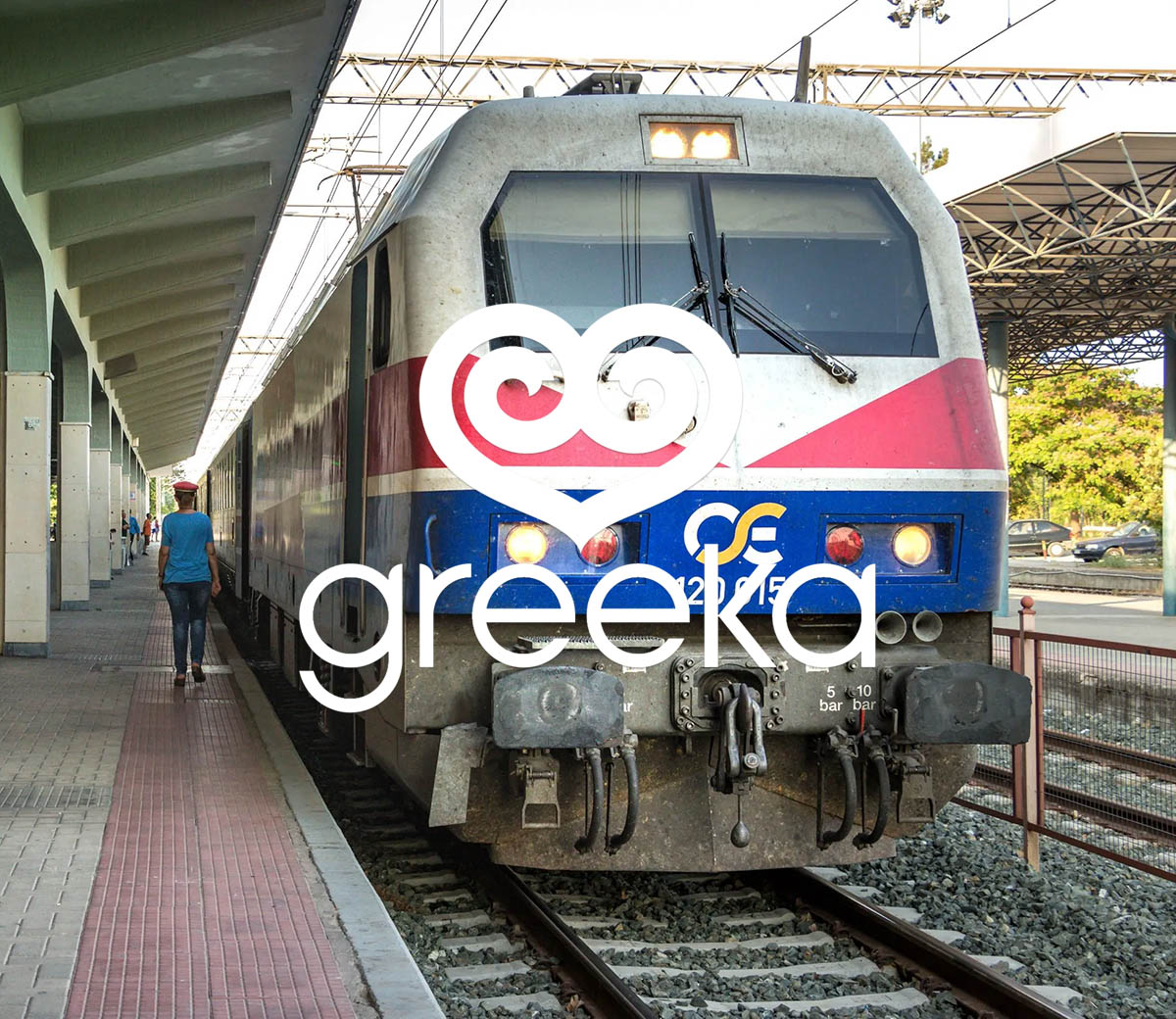 train trip greece