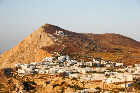 Small Cycladic houses in Folegandros
