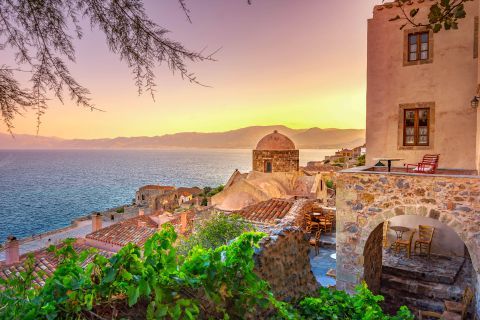 A beautiful spot in Monemvasia.