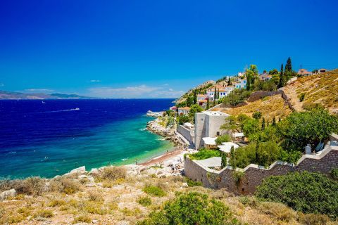 Kamini beach, Hydra