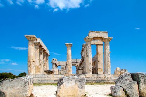 Aphaia temple in Aegina