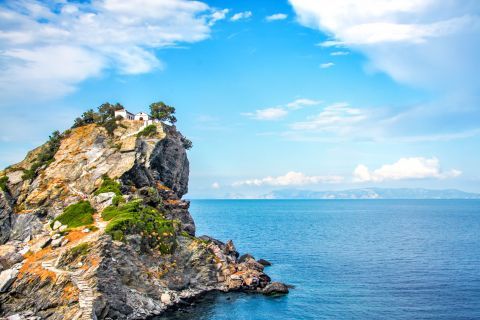 The Church of Agios Ioannis in Kastri village, Skopelos