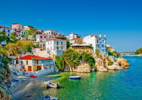 Turquoise waters, Skiathos.