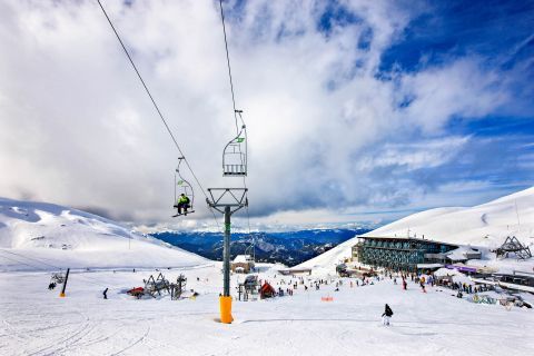 The Snowboarding Center of Arachova on Mount Parnassus