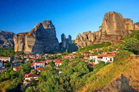 Kastraki village, Meteora.