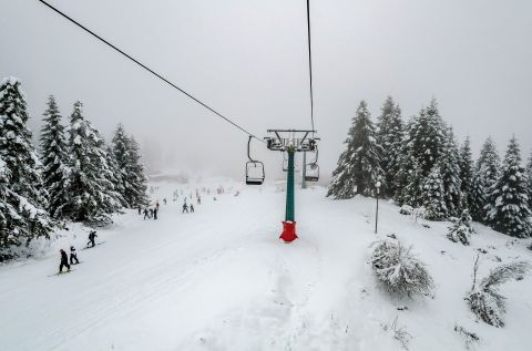 Pertouli ski center, Meteora.