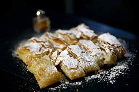 Sweet Greek bougatsa