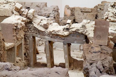 Ruins in the Ancient Site of Akrotiri