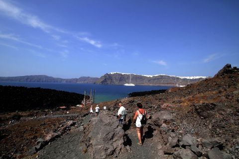 Tourists at the Volcano