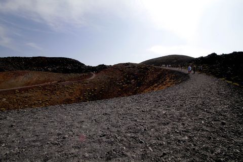 The volcanic land of Santorini