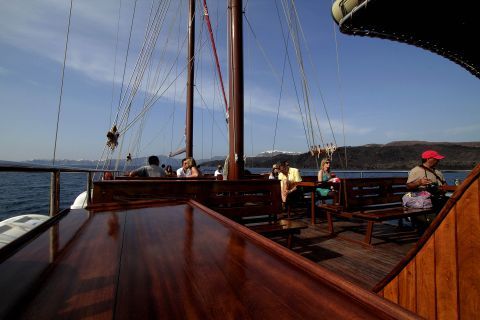 Relaxing moments on the boat