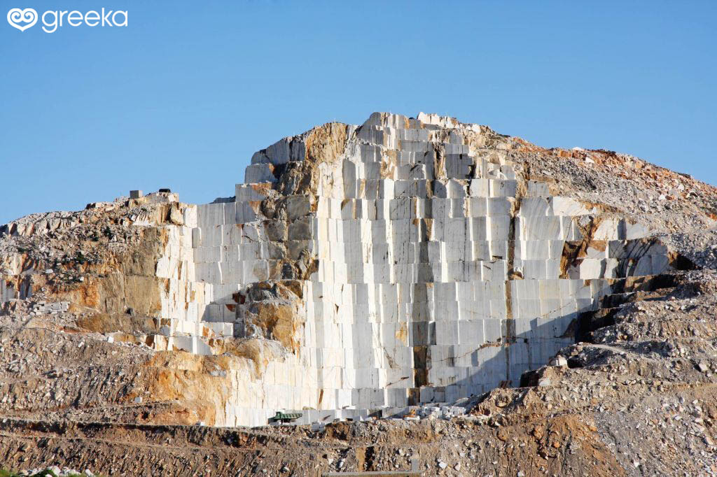 Marble quarries in Naxos, Greece Greeka