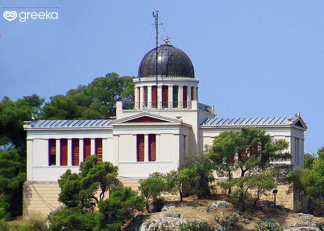 The National Observatory of Athens, boasting a riveting dome