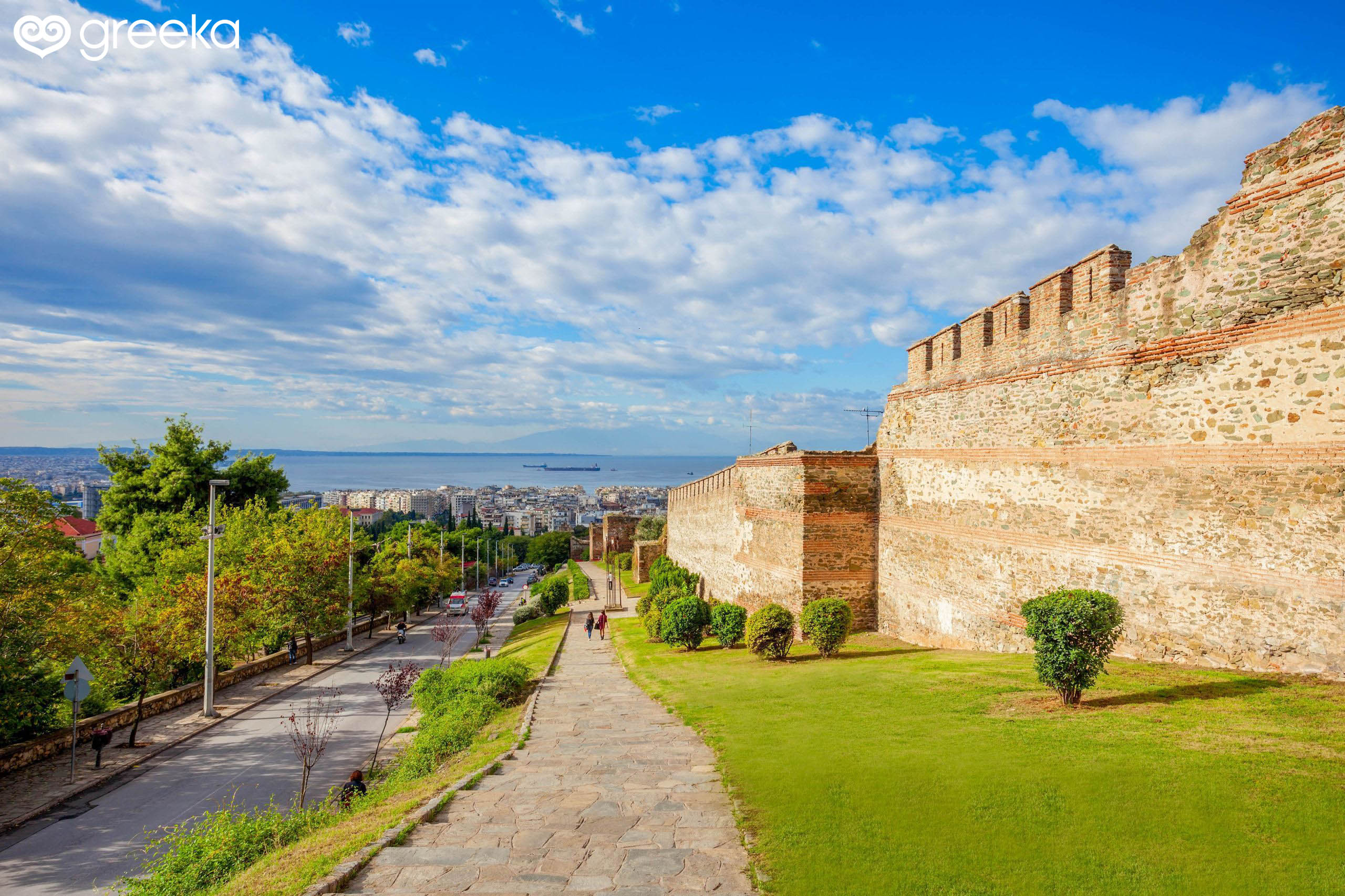 Castle in Thessaloniki, Greece Greeka